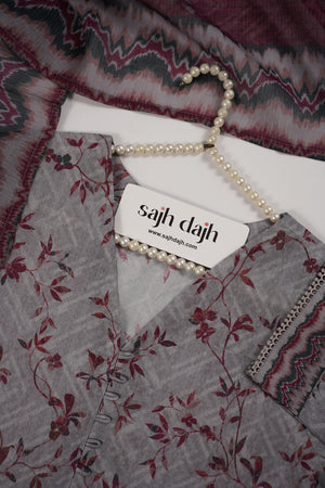 Tawakkal - Exclusive Lawn Outfit with Dupatta - Ready to Wear - SD315