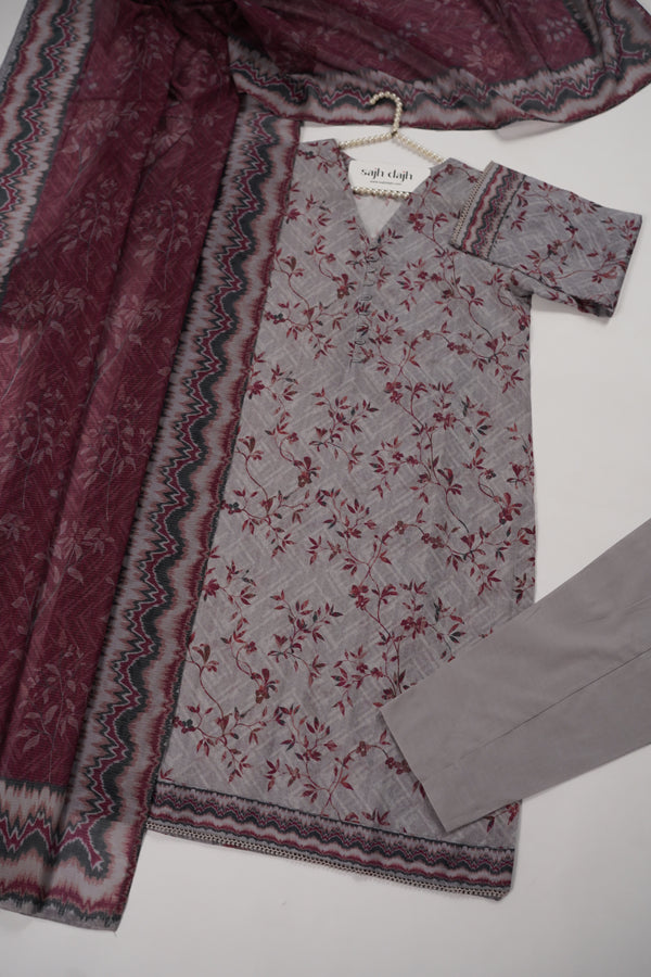 Tawakkal - Exclusive Lawn Outfit with Dupatta - Ready to Wear - SD315