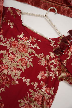 Rozi - Luxury Palachi  Outfit with Palachi Shawl SB237
