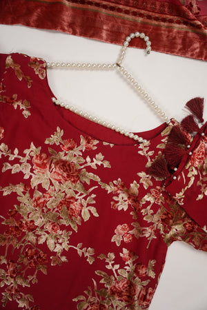 Rozi - Luxury Palachi  Outfit with Palachi Shawl SB237