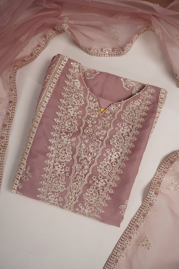 Tehwar - Luxury Organza Outfit with Organza Dupatta - Ready to Wear MC290- Eid Volume 4