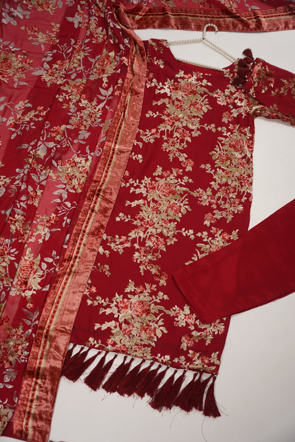 Rozi - Luxury Palachi  Outfit with Palachi Shawl SB237