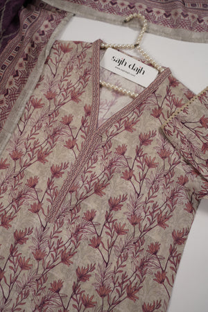 Tawakkal - Exclusive Lawn Outfit with Dupatta - Ready to Wear - SD317