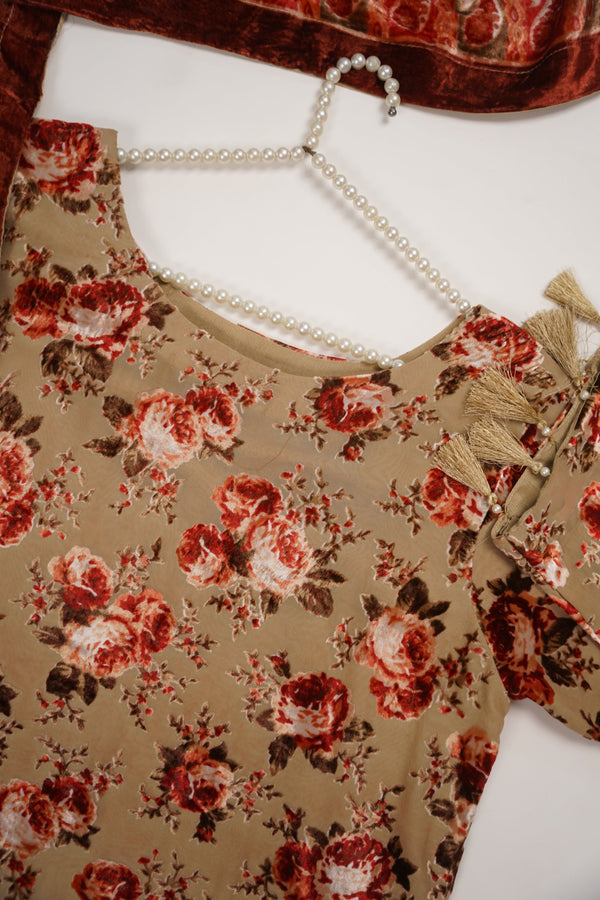 Rozi - Luxury Palachi  Outfit with Palachi Shawl SB232