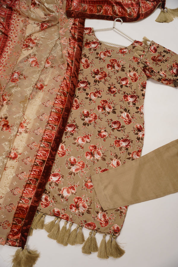 Rozi - Luxury Palachi  Outfit with Palachi Shawl SB232