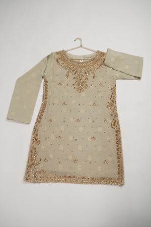 Khaas-Luxury Chiffon Outfit with chiffon Dupatta-Ready to Wear SD593