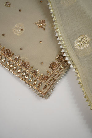 Khaas-Luxury Chiffon Outfit with chiffon Dupatta-Ready to Wear SD593