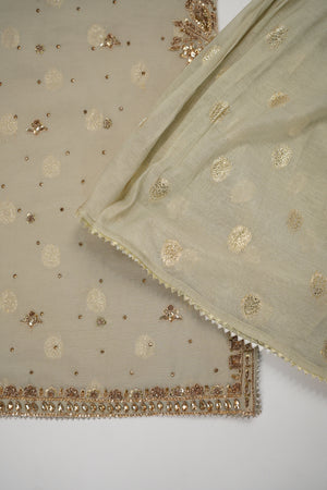 Khaas-Luxury Chiffon Outfit with chiffon Dupatta-Ready to Wear SD593