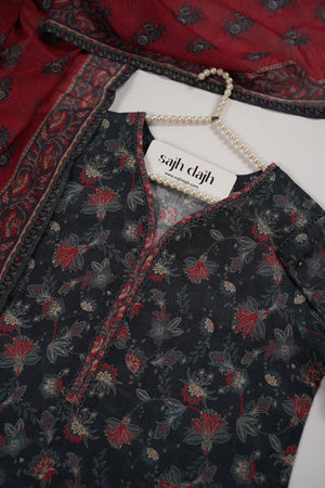 Tawakkal - Exclusive Lawn Outfit with Dupatta - Ready to Wear - SD319