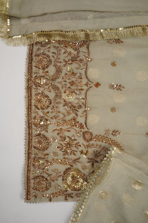 Khaas-Luxury Chiffon Outfit with chiffon Dupatta-Ready to Wear SD594