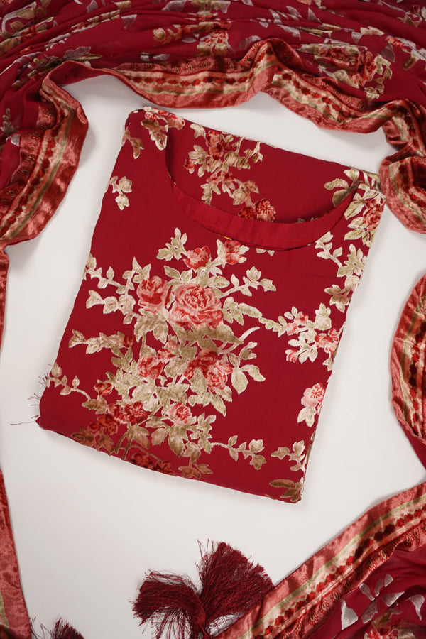 Rozi - Luxury Palachi  Outfit with Palachi Shawl SB237