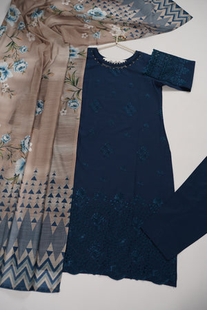 Tawakkal - Exclusive Lawn Outfit with Dupatta - Ready to Wear - SD323