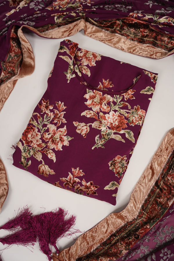 Rozi - Luxury Palachi  Outfit with Palachi Shawl SB229