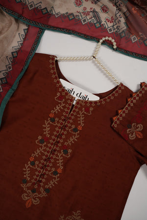 Tawakkal - Exclusive Cotton  Outfit with Dupatta - Ready to Wear - SD322