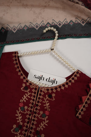 Tawakkal - Exclusive Cotton  Outfit with Dupatta - Ready to Wear - SD334