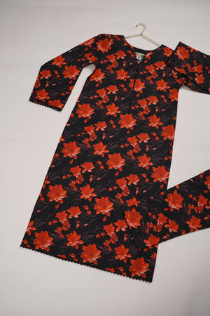 Rozi - Exclusive Khaddar  Shirt And Trouser - Ready to Wear - PD178