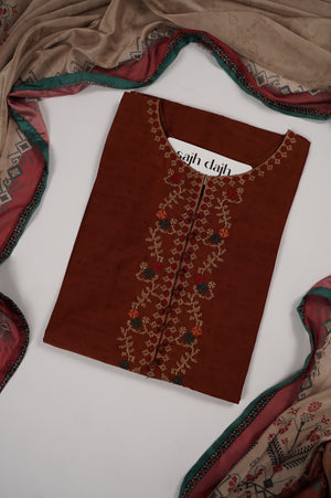 Tawakkal - Exclusive Cotton  Outfit with Dupatta - Ready to Wear - SD322