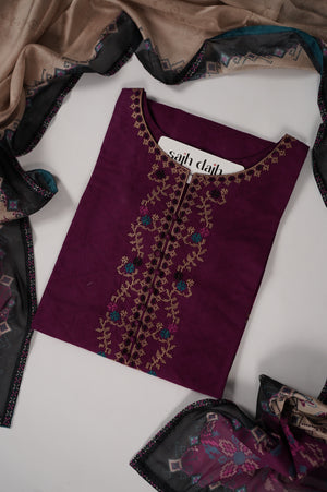 Tawakkal - Exclusive Cotton Outfit with Dupatta - Ready to Wear - SD321