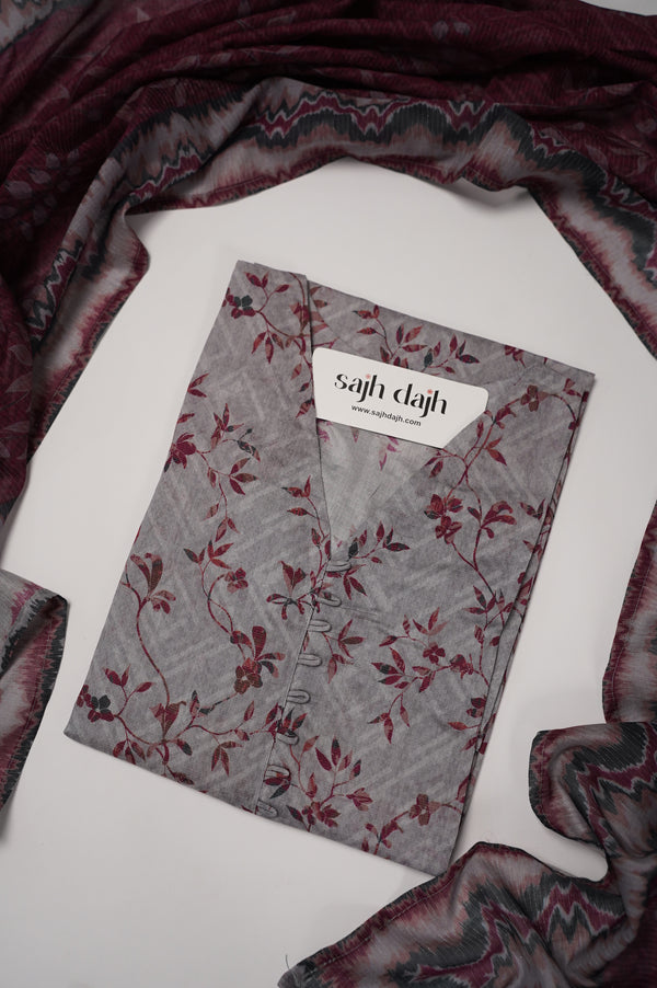 Tawakkal - Exclusive Lawn Outfit with Dupatta - Ready to Wear - SD315