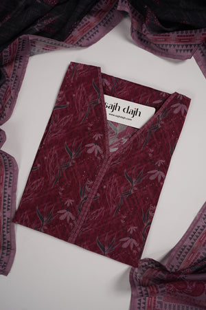 Tawakkal - Exclusive Lawn Outfit with Dupatta - Ready to Wear - SD312