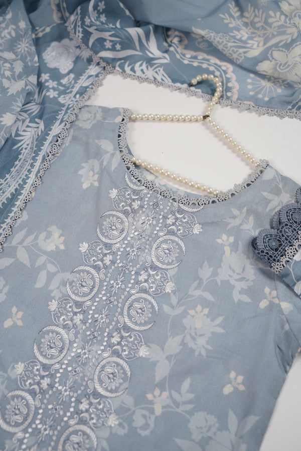 Rozi  - Exclusive Lawn  Outfit with Dupatta - Ready to Wear - SD336