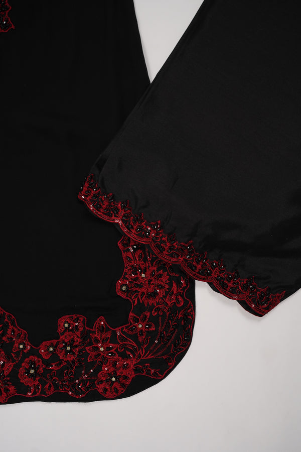 Chiffon Outfit with Chiffon Dupatta and Shalwar  - Ready to Wear-SD333