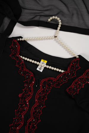 Chiffon Outfit with Chiffon Dupatta and Shalwar  - Ready to Wear-SD333