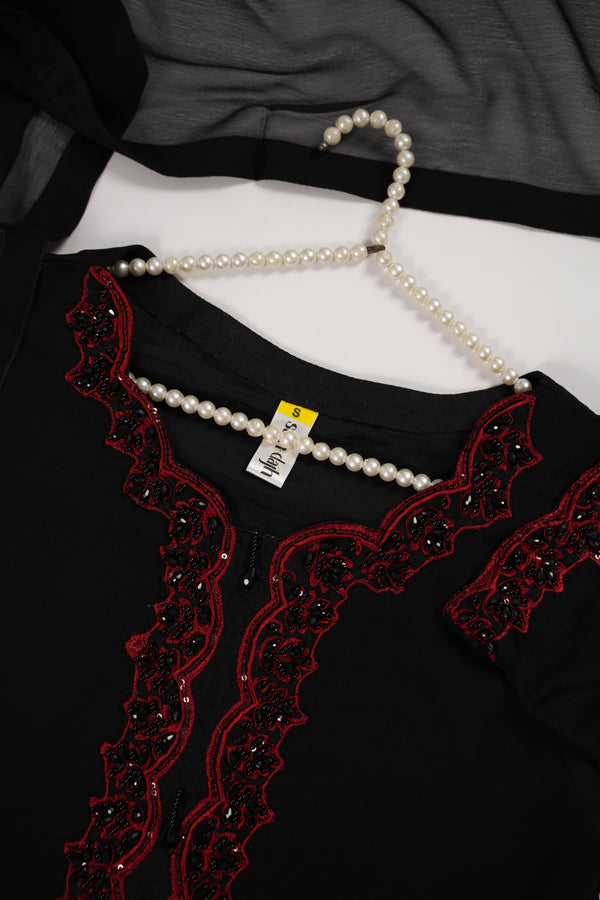 Chiffon Outfit with Chiffon Dupatta and Shalwar  - Ready to Wear-SD333