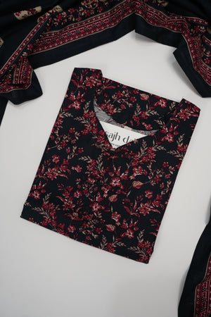 Bin Saeed Originals  - Exclusive Khaddar Outfit with  Shawl - Ready to Wear SD602