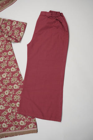 Bin Saeed Originals  - Exclusive Khaddar Outfit with  Shawl - Ready to Wear SD604