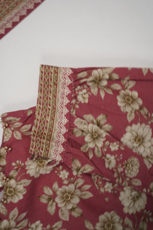 Bin Saeed Originals  - Exclusive Khaddar Outfit with  Shawl - Ready to Wear SD604
