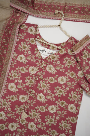 Bin Saeed Originals  - Exclusive Khaddar Outfit with  Shawl - Ready to Wear SD604