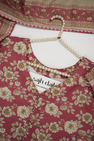 Bin Saeed Originals  - Exclusive Khaddar Outfit with  Shawl - Ready to Wear SD604