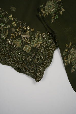 PRE ORDER - Husan e Jahan - Luxury Festive Collection  Outfit with Chiffon Dupatta  - Ready to Wear SD619