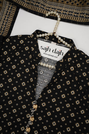 Bin Saeed Originals  - Exclusive Khaddar Outfit with  Shawl - Ready to Wear SD605