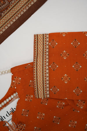 Bin Saeed Originals  - Exclusive Khaddar Outfit with  Shawl - Ready to Wear SD606