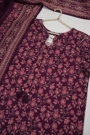 Bin Saeed Originals  - Exclusive Khaddar Outfit with  Shawl - Ready to Wear SD609