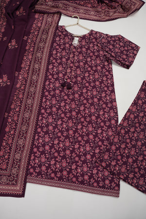 Bin Saeed Originals  - Exclusive Khaddar Outfit with  Shawl - Ready to Wear SD609