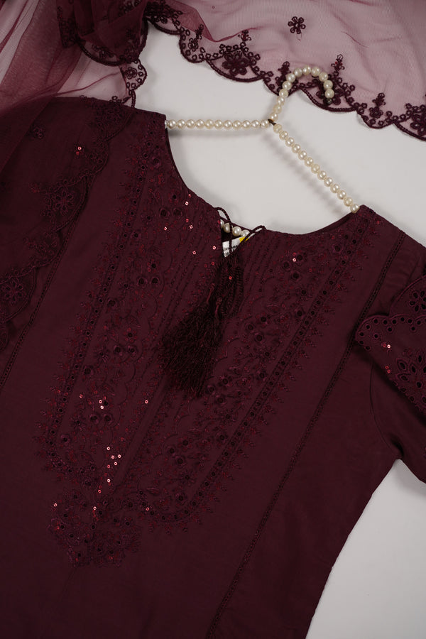 Rozi  - Exclusive Cotton  Outfit with Dupatta - Ready to Wear SD341