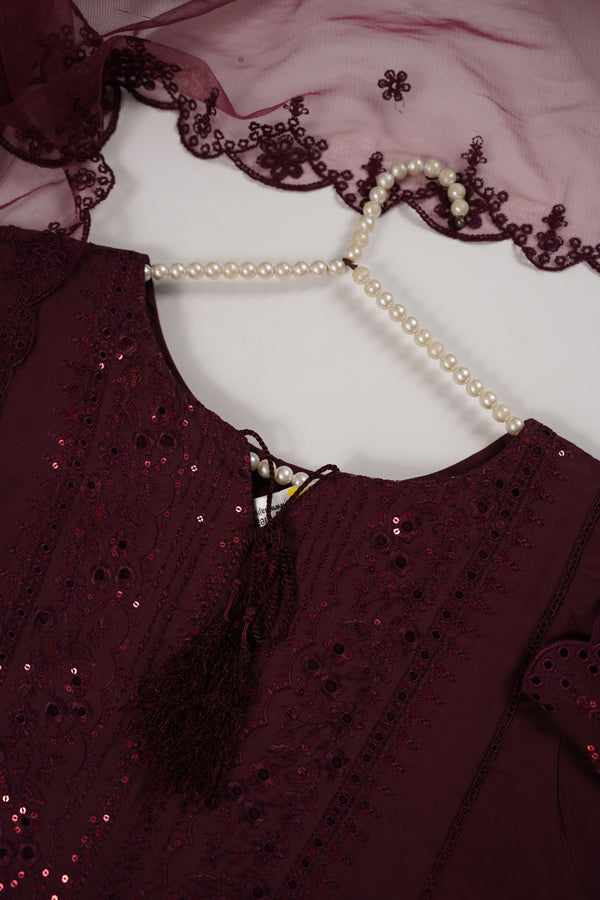Rozi  - Exclusive Cotton  Outfit with Dupatta - Ready to Wear SD341