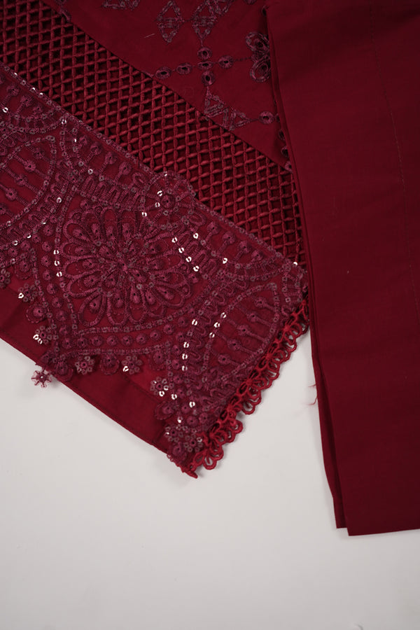 Rozi  - Exclusive Cotton  Outfit with Dupatta - Ready to Wear - SD354