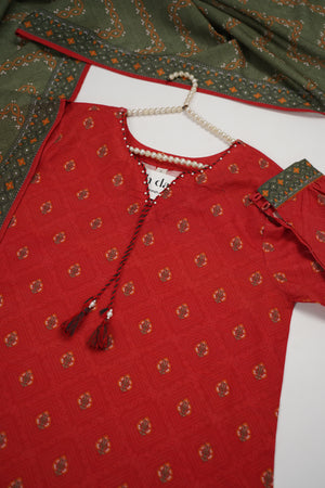 Bin Saeed Originals  - Exclusive Khaddar Outfit with  Shawl - Ready to Wear SD608