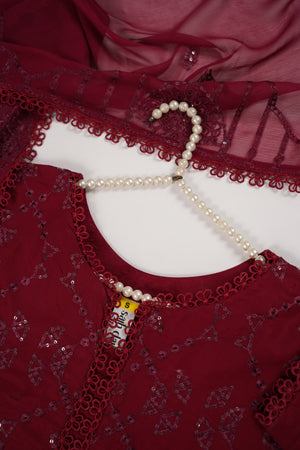 Rozi  - Exclusive Lawn Outfit with Dupatta - Ready to Wear - SD354
