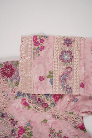 Rozi  - Emboridery Lawn  Outfit with Dupatta - Ready to Wear - SD345