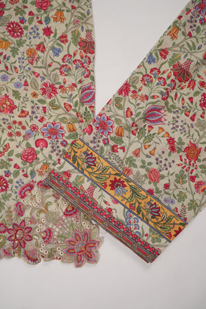 Rozi  - Emboridery Lawn  Outfit with Dupatta - Ready to Wear - SD342