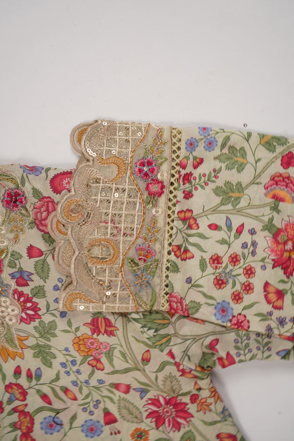 Rozi  - Emboridery Lawn  Outfit with Dupatta - Ready to Wear - SD342