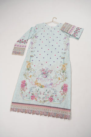 Rozi  - Emboridery Lawn  Outfit with Dupatta - Ready to Wear - SD346