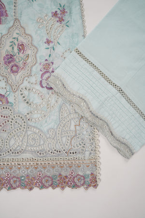 Rozi  - Emboridery Lawn  Outfit with Dupatta - Ready to Wear - SD346