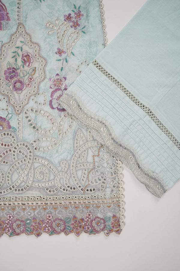 Rozi  - Emboridery Lawn  Outfit with Dupatta - Ready to Wear - SD346