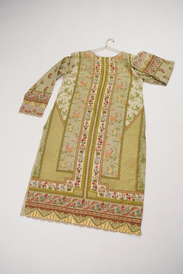 Rozi  - Emboridery Lawn  Outfit with Dupatta - Ready to Wear - SD349
